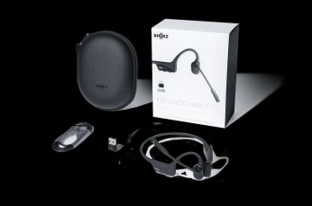 Casque ( ecouteurs / headset ) Shokz OpenComm UC 2 Stereo/Bluetooth sans Fil/Noir