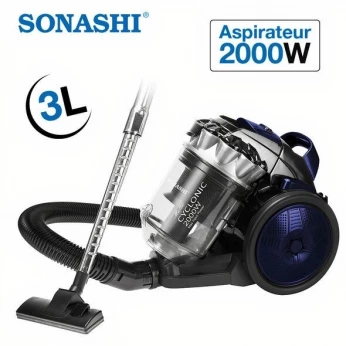 مكنسة سوناشي الكهربائية  SONASHI Aspirateur Puissant Pour Un Nettoyage Exemplaire 2000W SVC-9028C