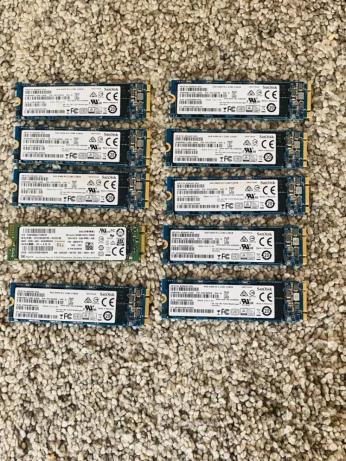 Lot 10 disk ssd 128GB