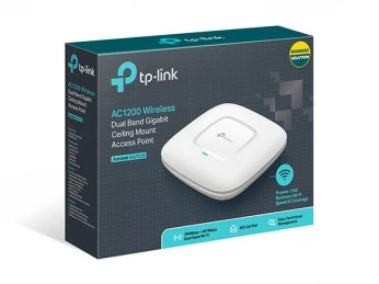 Point d'accès Wi-Fi double bande TP-LINK EAP225 AC1200 PoE Gigabit - Plafonnier