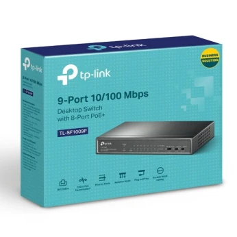 Switch TP-LINK TL-SF1009P 9PORTS 10/100 Mbps AVEC8 PORTS PoE+