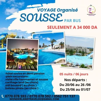 Tunisie par bus