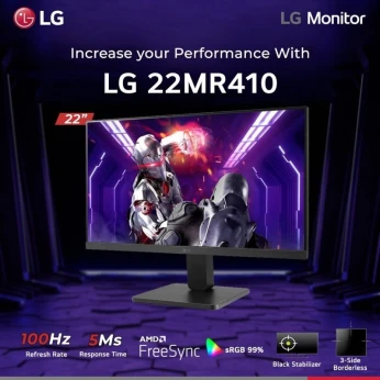 ECRAN LG 22MR410-B FULL HD 100HZ VA 22"