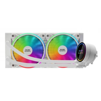 WATERCOOLING 240 MARS GAMING ML-ONE LIQUID COOLER (WHITE)