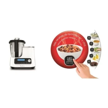 Robot CULINAIRE MOULINEX MULTIFONCTIONS 3.6L -1400W -HF452110-200 RECETTESروبوت الطهي