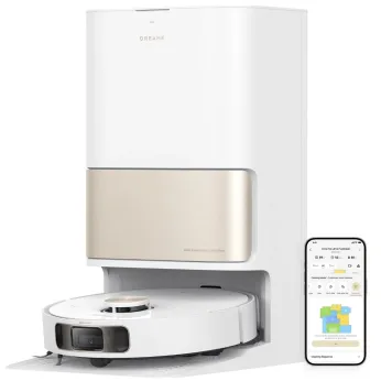 Aspirateur robot Laveur avec station de vidange DREAME L10S PRO ULTRA HEAT -7000PA-220min Autonomie