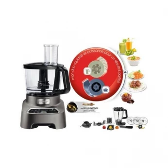 Moulinex Robot Multifonction Fp827E10 Double Force 31 Fonctions + 1000 Watts - Silver