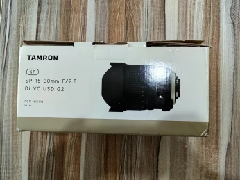 Tamron SP 15-30mm G2 avec support filtre
