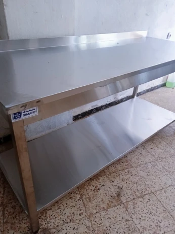 Table de travail inox