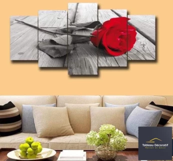 لوحة زخرفية عصرية من الزجاج مناظر طبيعية Cadre Décoratif Moderne En Verre 5 Pies Tableau la natur