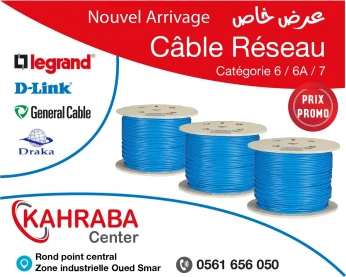 câble Réseau Informatique FTP 6 / 6A / 7 كابل