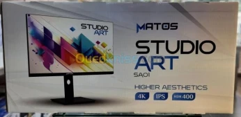 ECRAN MATOS STUDIO ART SA01 - 27 INCH 4K IPS 1MS - HDR 400 163 PPI - DCI-P3 - USB Type-C 65 W - NOIR