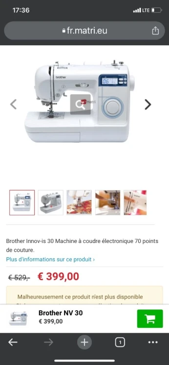 Machine à coudre neuf