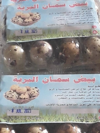 بيض سمان البرية