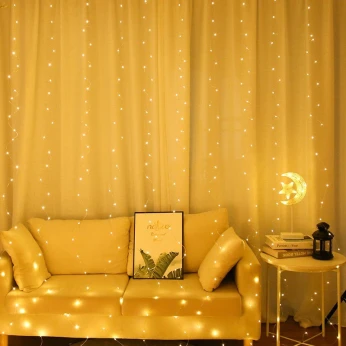 Rideaux guirlande lumineuse jeux de lumière 3 mètre x 3 mètre