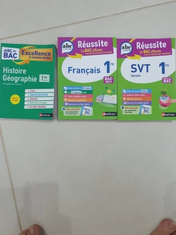 Livres scolaires bac français