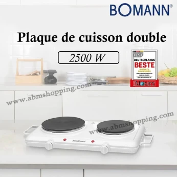 Plaque de cuisson double 2500 W | Bomann