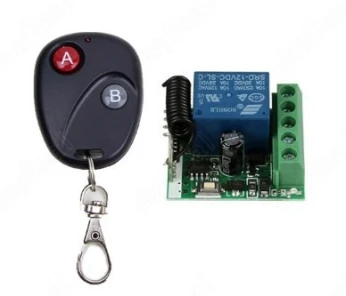 1CH Wireless Remote Control Light Switch Relay Output Radio Receiver 433MHz+tomande