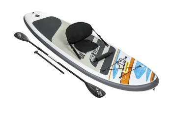 Paddle gonflable HF white cap convertible pompe+rames+chaise 305*84cm 120Kg