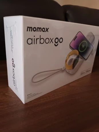 Momax station de charge 3en1 / power bank 10k avec magsafe fast charge 15w