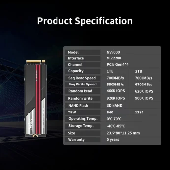 Netac NV7000 2 TB M.2 NVMe (USED)