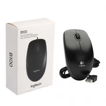 USB Souris Logitech B100 Optical (Noir) Souris filaire