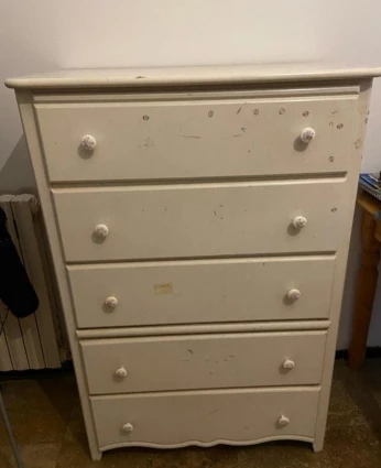 Vente commode (enfant) 5 tiroirs