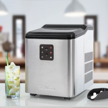 Machine A Glaçons Avec Écran LED 1.5Liter En Acier Inoxydable 12KG