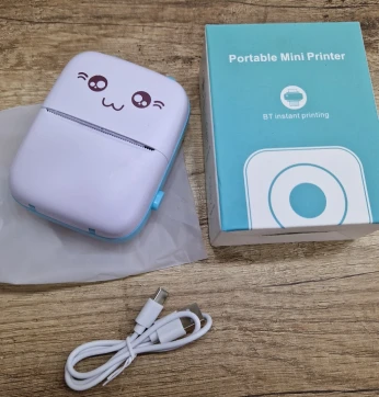 Mini imprimante thermique portable sans fil Bluetooth 200dpi طابعة حرارية محمولة