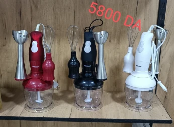 *Bras Mixeur *Blender * centrifugeuse *Pétrin *Aspirateur *Panineus *Barbecue *Mini-crêpes