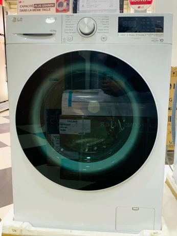 Machine a laver LG 10,5 kg blonch Smart ThinQ F4V5RYPOW