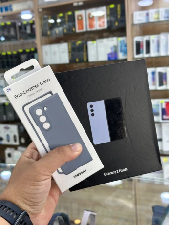 SAMSUNG GALAXY Z FOLD 5 12/256GB DUOS PACK WITH LEATHER CASE ORIGINAL