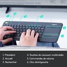 CLAVIER LOGITECH K400 PLUS SANS FIL 920-007129