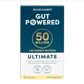 Holland Barrett alimenté l'intestin 50 milliards de bactéries vivantes بـ 50 مليار بكتيريا حية صديقة