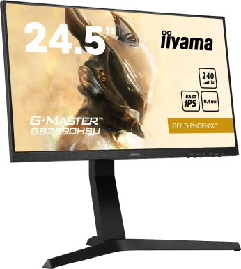 MONITEUR IIYAMA 24.5" 1920 X 1080 - 240HZ IPS 0.4 MS (MPRT) - FORMAT 16/9 - GB2590HSU-B1