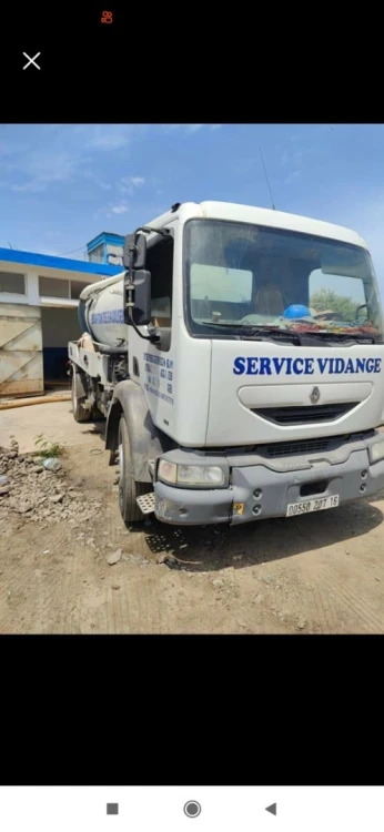 Camion vidange débouchage nettoyage curage