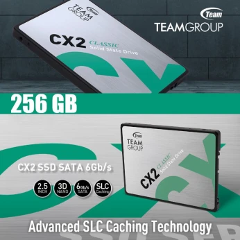 Disque SSD 256GB TeamGroup CX2 3D NAND 6GB/s