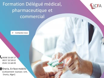 Formation délégué médical, pharmaceutique et commercial