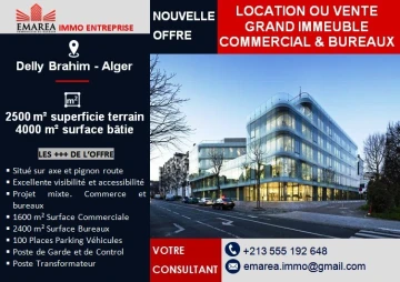 Location Immeuble Alger Dely brahim
