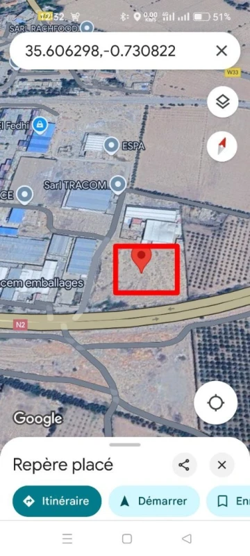 Location Terrain Oran Misseghine 3