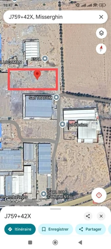 Location Terrain Oran Misseghine