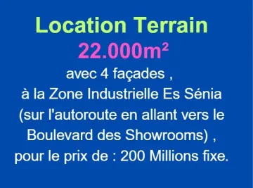 Location Terrain Oran Es senia