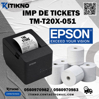 IMPRIMANTE DE TICKETS EPSON TM-T20X-051 USB
