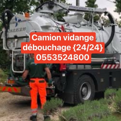 Camion vidange Débouchage Canalisations