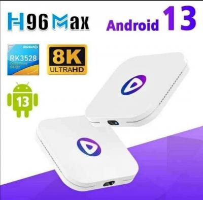 H96 Max Smart TV Box Android 13 TV Box 4GB 32GB 64GB 84K 2.4GHZ Wifi 6  Bluetooth 