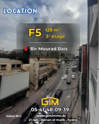 Location Appartement F5 Alger Bir mourad rais