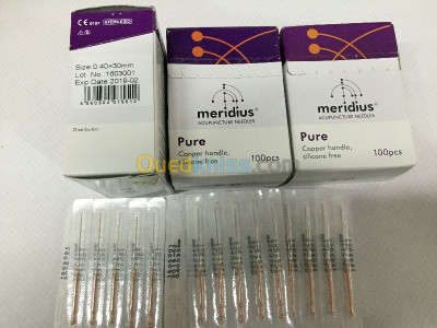 Aiguilles d'acupuncture Meridius Pure 
