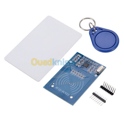 composants-materiel-electronique-lecteur-encodeur-carte-rfid-nfc-mifare-card-reader-writer-kit-1356mhz-rc522-mostaganem-algerie