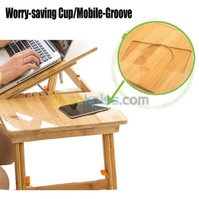 Table en Bamboo pour laptop