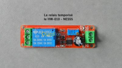 relais temporisateur, le HW-010 NE555 arduino